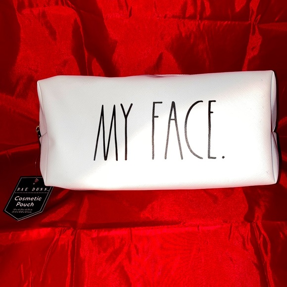 Rae Dunn “My Face” Cosmetic Bag (NWT) - Picture 2 of 4